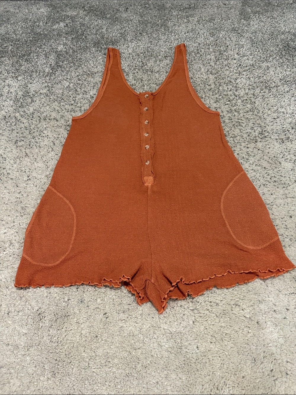 Billabong Terracotta Swim Coverup Romper - Size S